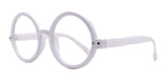 NY FIFTH AVENUE Zelda, (Reading Glasses) (Premium) Big True Round vintage (LWhite) X Large Eye, Oversize, NY Fifth Avenue - Product image