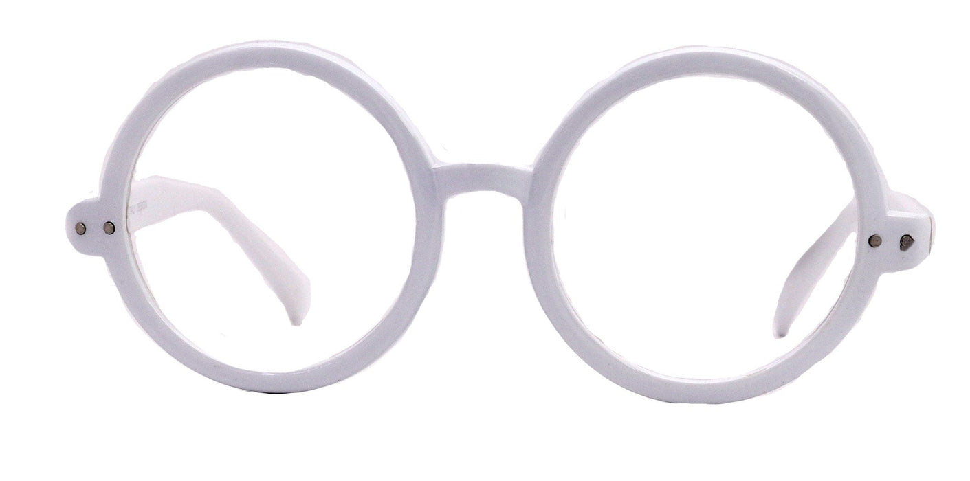 NY FIFTH AVENUE Zelda, (Reading Glasses) (Premium) Big True Round vintage (LWhite) X Large Eye, Oversize, NY Fifth Avenue - Product image