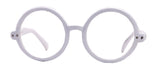 NY FIFTH AVENUE Zelda, (Reading Glasses) (Premium) Big True Round vintage (LWhite) X Large Eye, Oversize, NY Fifth Avenue - Product image