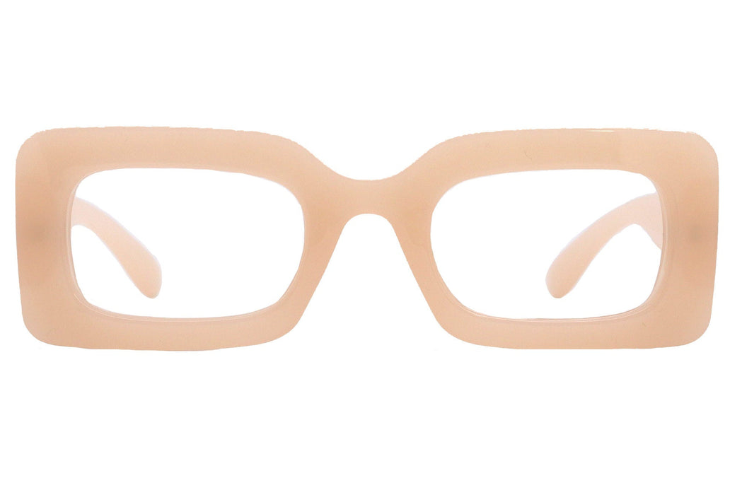Sophie Premium Reading Glasses, High End Readers +1.25..+3 Magnifying Glasses Transparent Brown Rectangular   NY Fifth Avenue