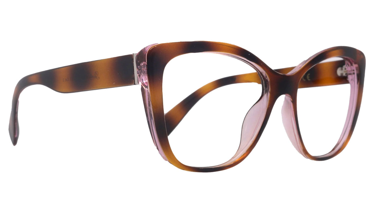 Avery, Tortoiseshell  Large Oversized Reading Glasses, Women Readers, High End Reading Magnifying eyeglasses,  Big Cat Eye optical Frames