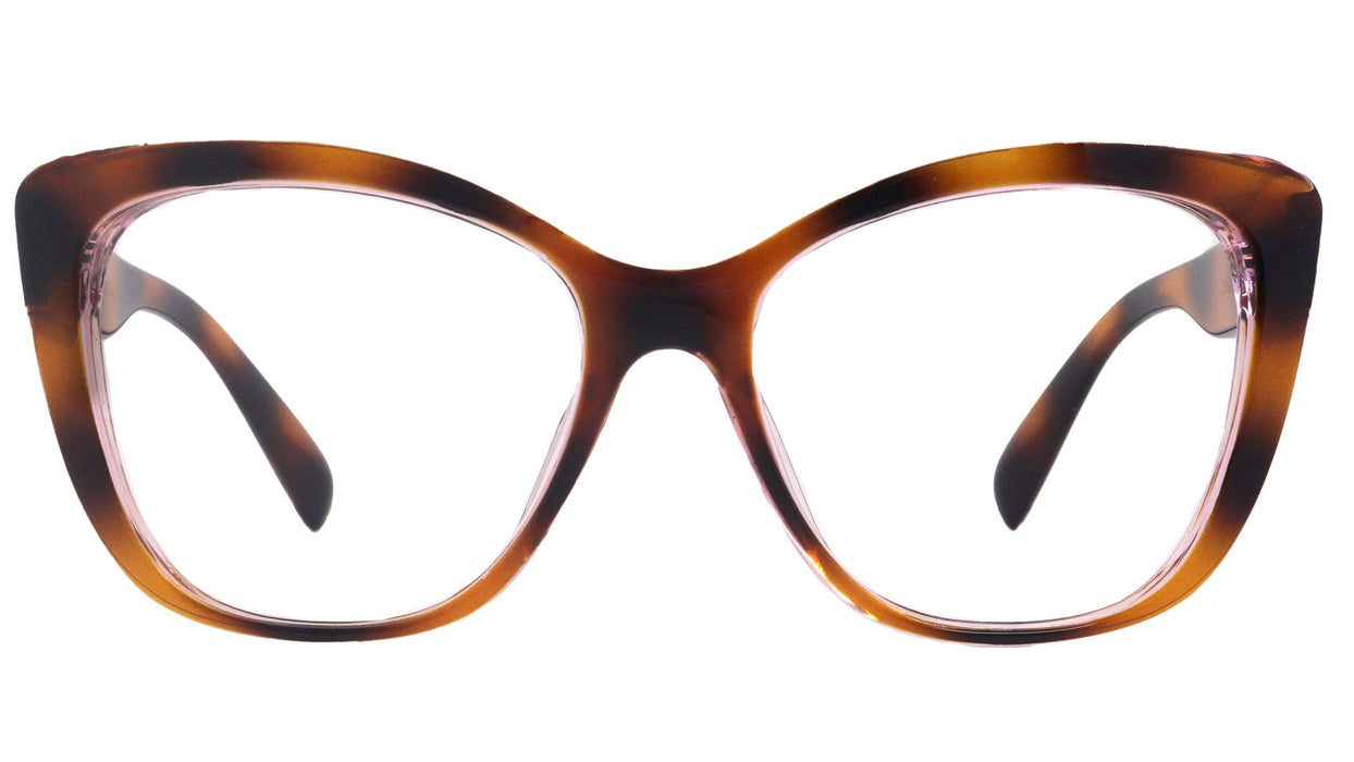 Avery, Tortoiseshell  Large Oversized Reading Glasses, Women Readers, High End Reading Magnifying eyeglasses,  Big Cat Eye optical Frames