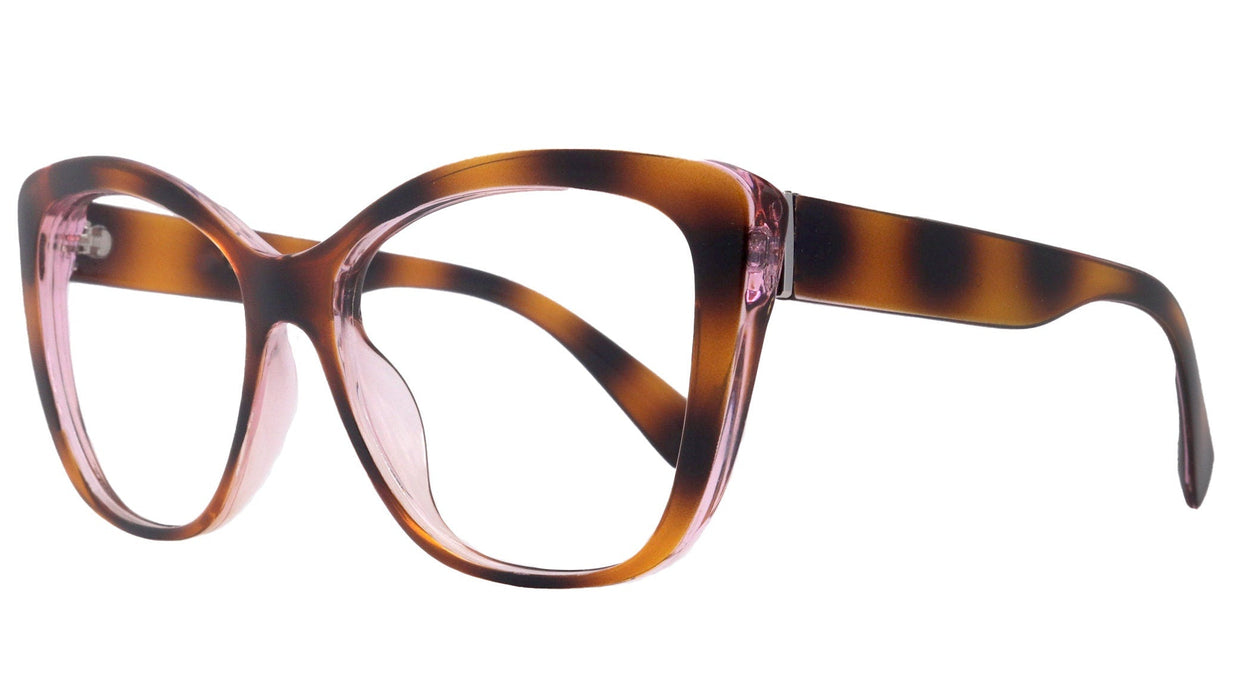 Avery, Tortoiseshell  Large Oversized Reading Glasses, Women Readers, High End Reading Magnifying eyeglasses,  Big Cat Eye optical Frames