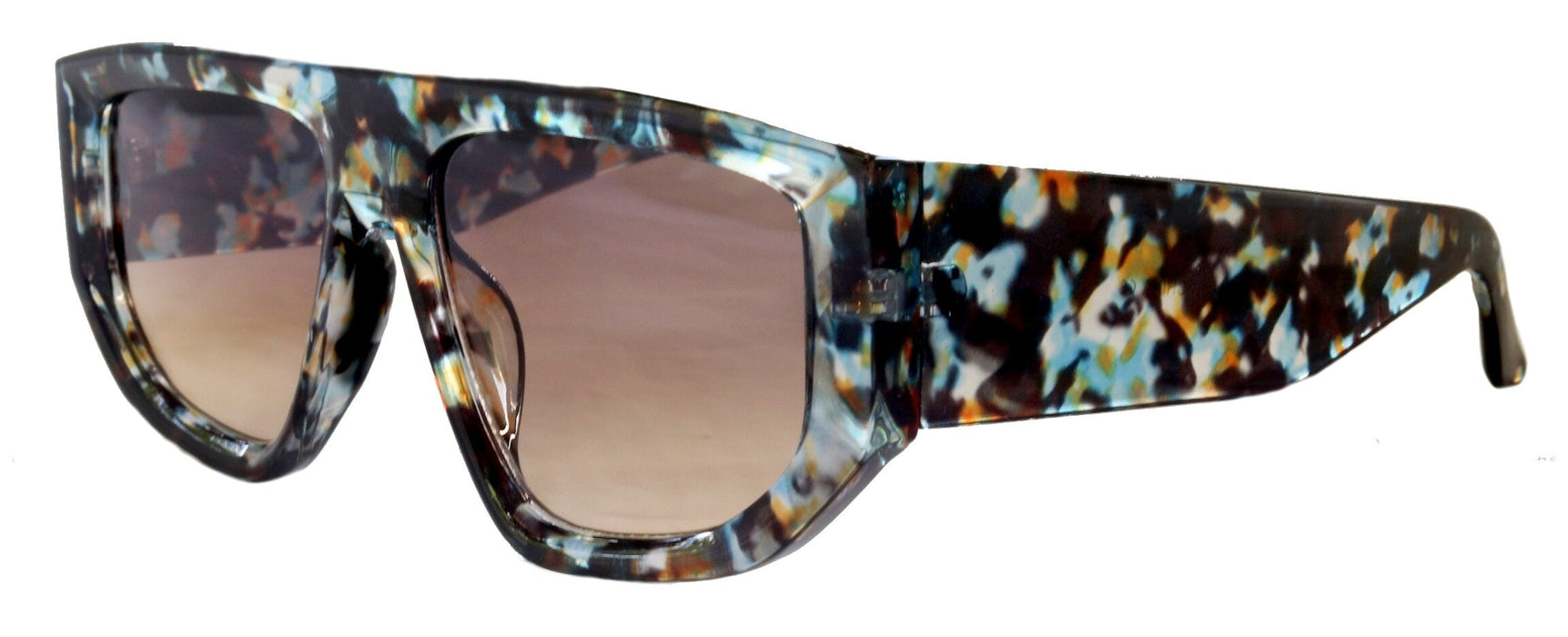 NY FIFTH AVENUE Goliath, High-End Line Bifocal (Clear On Top) Sun Readers for Women OR Non-Bifocal Readers Sunglasses (Blue Camo) NY Fifth Avenue - Product image
