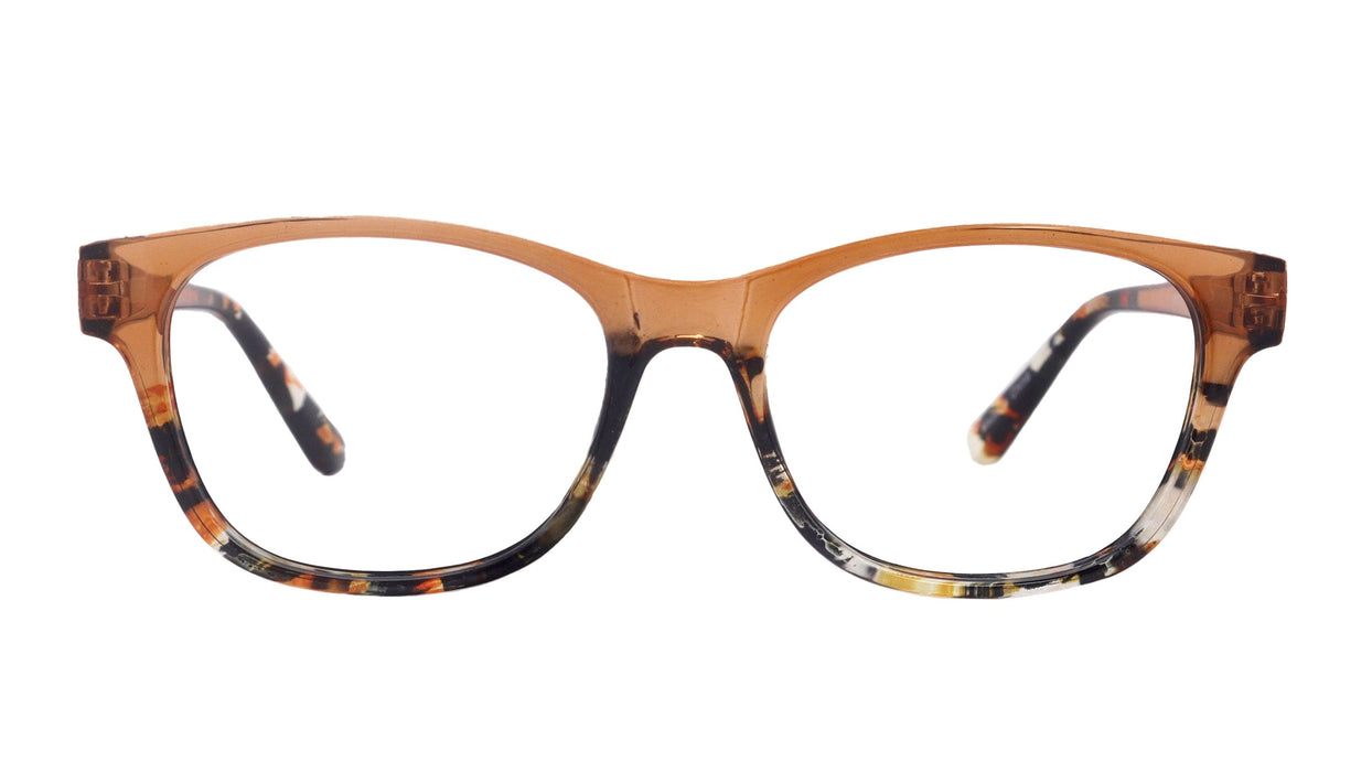 Dominique (Premium) Women Reading Glasses, High-End Reader, Magnifying, Square Style (brown Tortoise) Optical Frame. NY Fifth Avenue