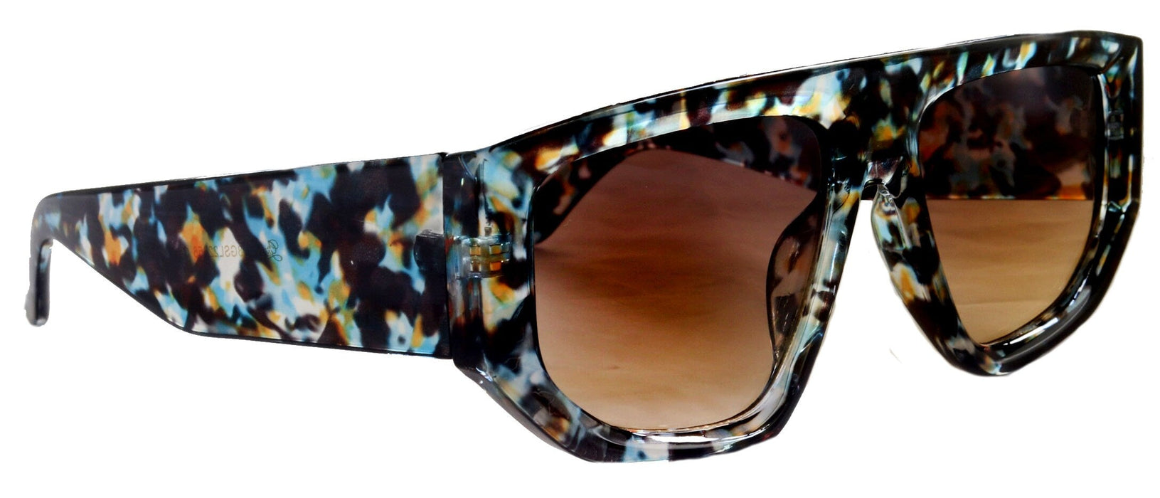 NY FIFTH AVENUE Goliath, High-End Line Bifocal (Clear On Top) Sun Readers for Women OR Non-Bifocal Readers Sunglasses (Blue Camo) NY Fifth Avenue - Product image