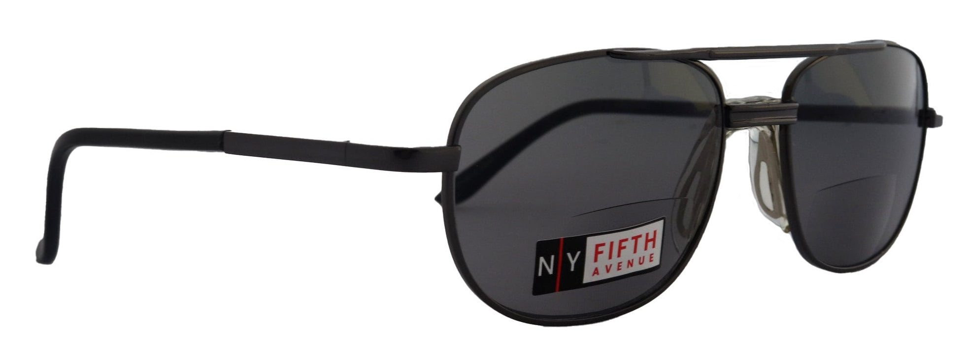 Jackson,  High-End Men's Line Bifocal Sun Readers in Black by NY Fifth Avenue"