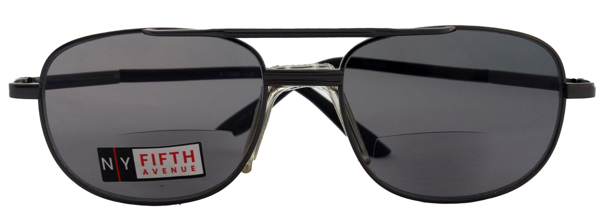 Jackson,  High-End Men's Line Bifocal Sun Readers in Black by NY Fifth Avenue"