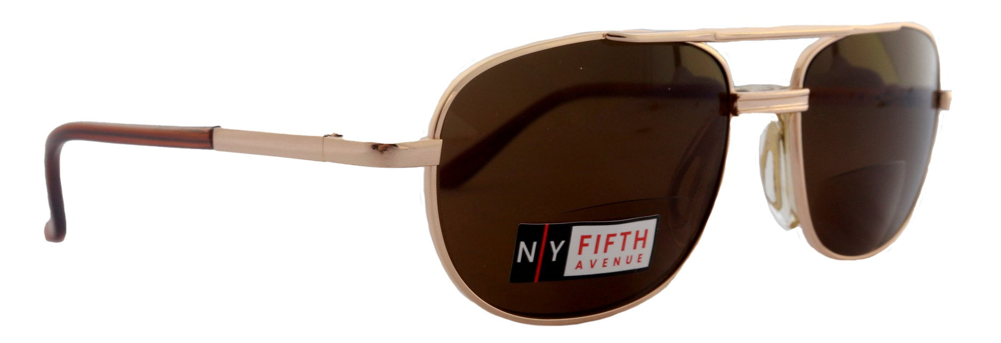 Jackson,  High-End Men's Line Bifocal Sun Readers in Gold by NY Fifth Avenue"