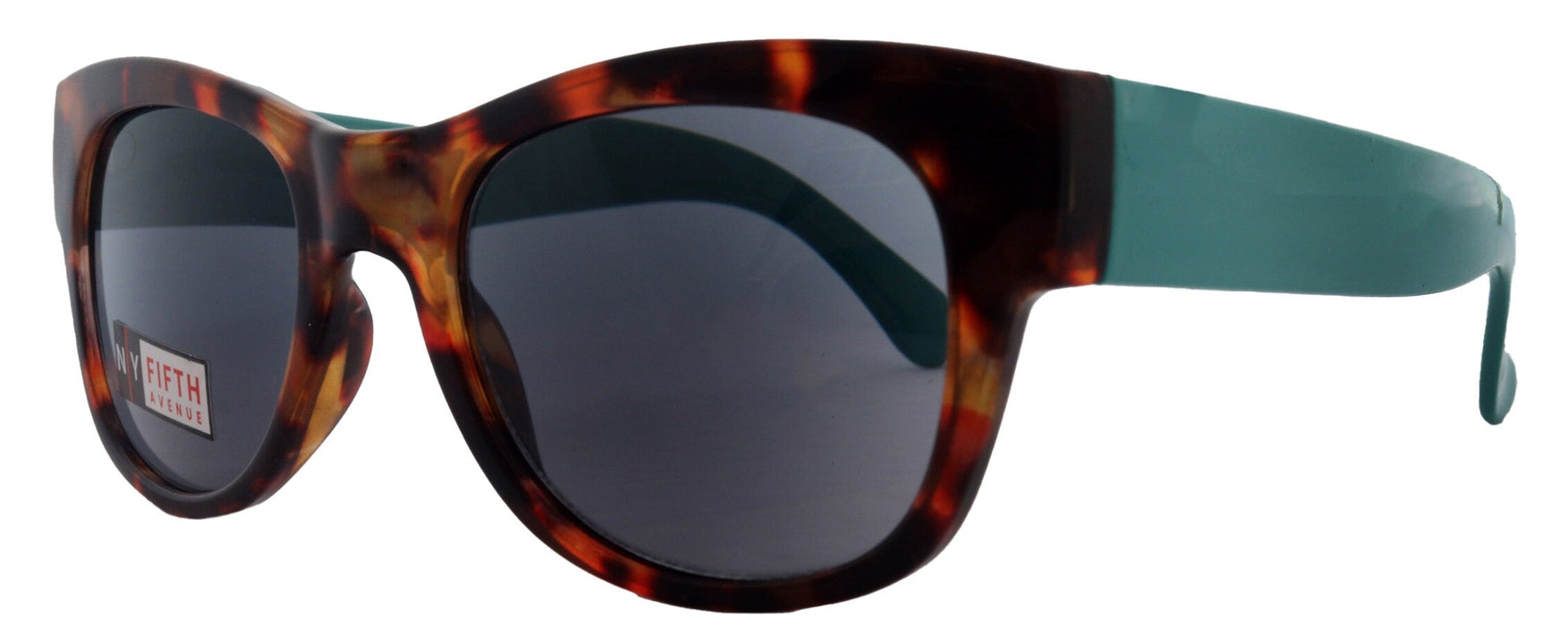 Diana, High-End  Sun Readers for Women  Readers Sunglasses ( Tortoiseshell W Green) NY Fifth Avenue