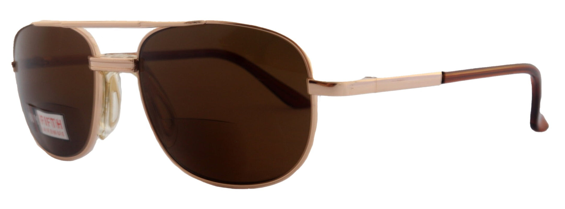 Jackson,  High-End Men's Line Bifocal Sun Readers in Gold by NY Fifth Avenue"