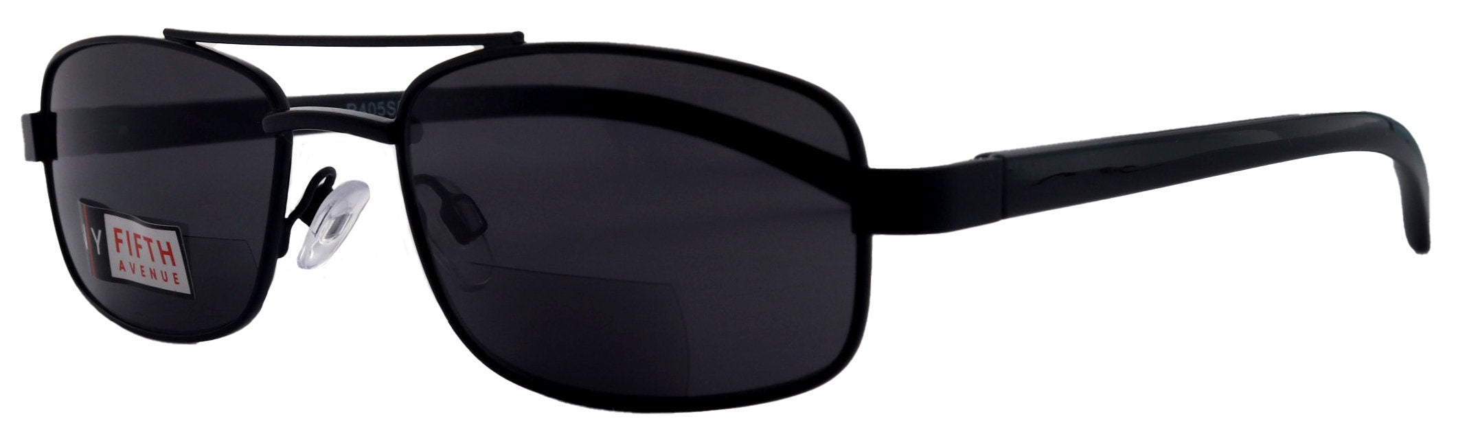 Durango,  High-End Men's Line Bifocal Sun Readers in Black by NY Fifth Avenue"