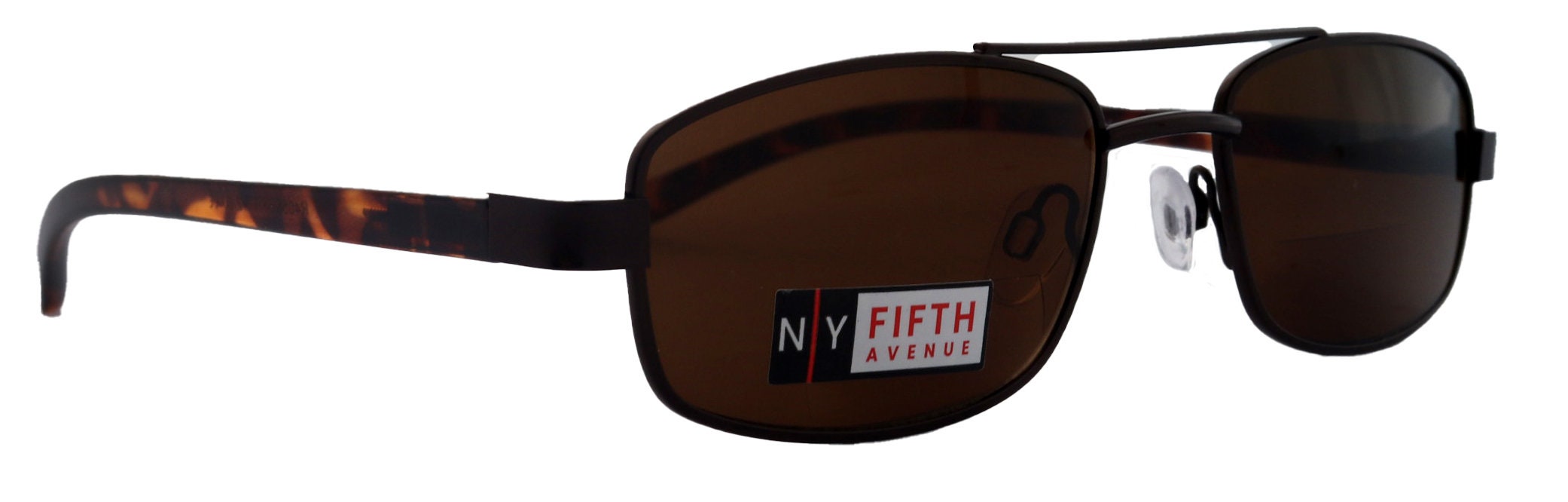 Durango,  High-End Men's Line Bifocal Sun Readers in Brown by NY Fifth Avenue"