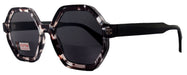 NY FIFTH AVENUE Heptagon, High-End Line Bifocal (Clear On Top) Sun Readers Unixes OR Non-Bifocal Readers Sunglasses (GreyTortoiseshell) NY Fifth Avenue - Product image