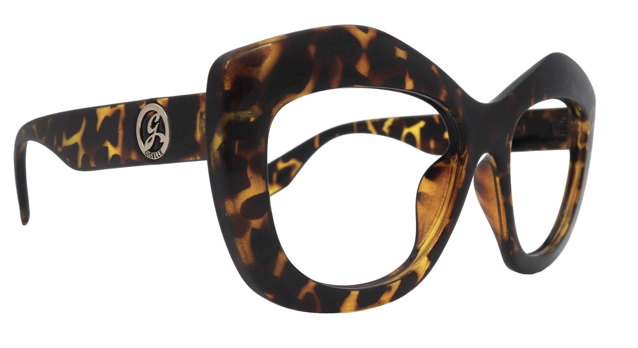 Sedona, tortoise-shell Large Oversized Reading Glasses, Women Readers, High End Reading Magnifying eyeglasses, Big Frame by NY Fifth Avenue