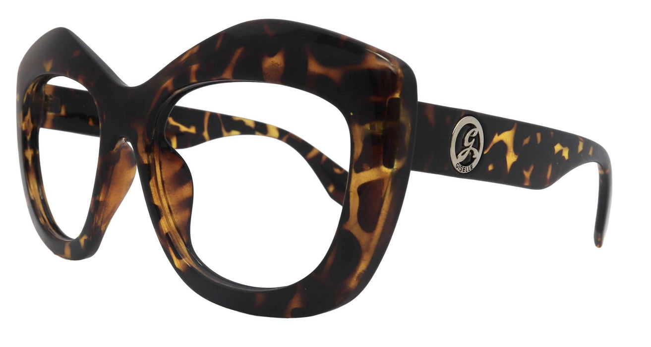 Sedona, tortoise-shell Large Oversized Reading Glasses, Women Readers, High End Reading Magnifying eyeglasses, Big Frame by NY Fifth Avenue