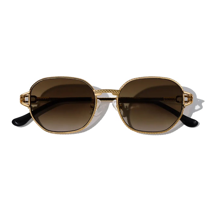 COSSINO Jean Brun Metal Sunglasses
