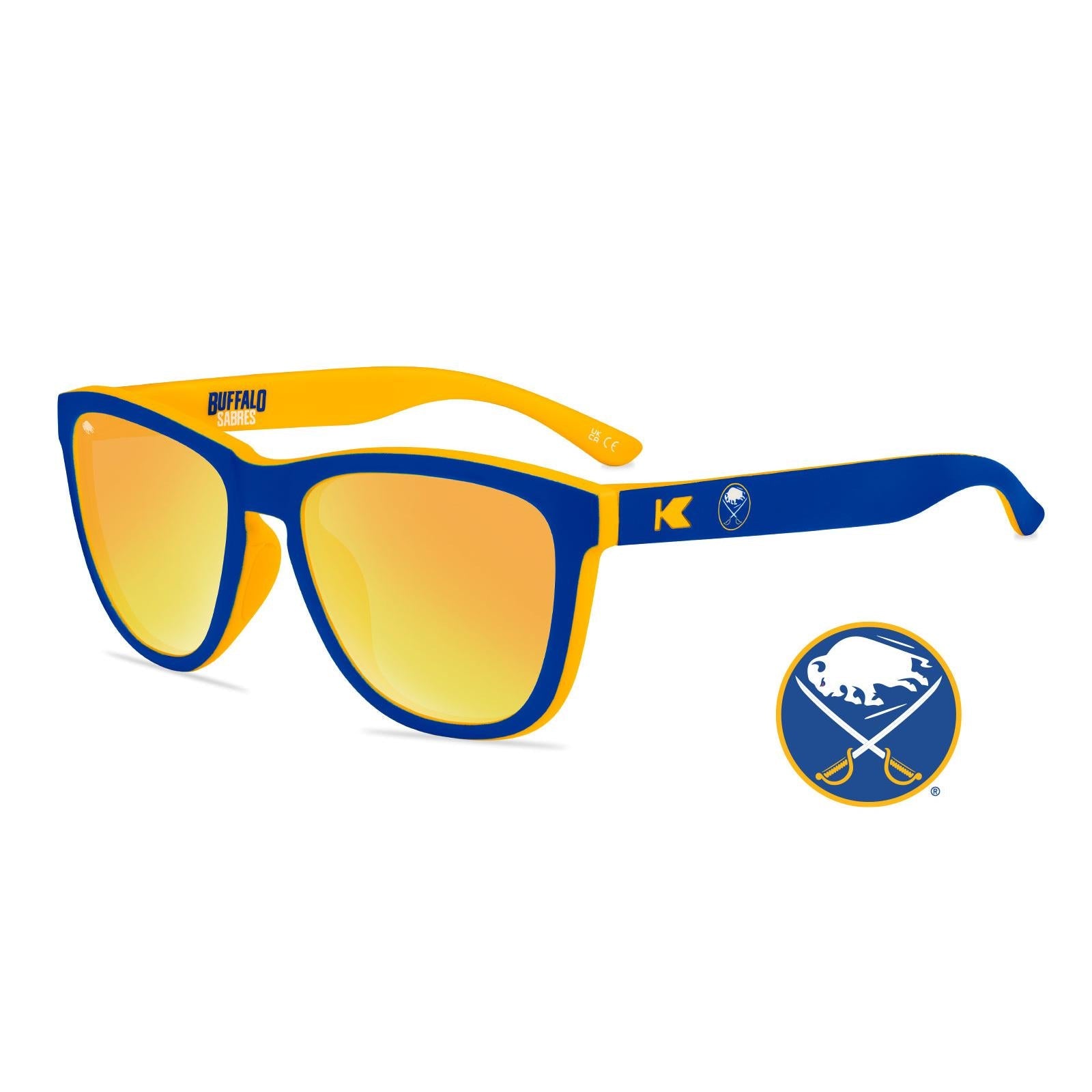 buffalo with goggles KNOCKAROUND Sunglasses Buffalo Sabres — KRNglasses.com