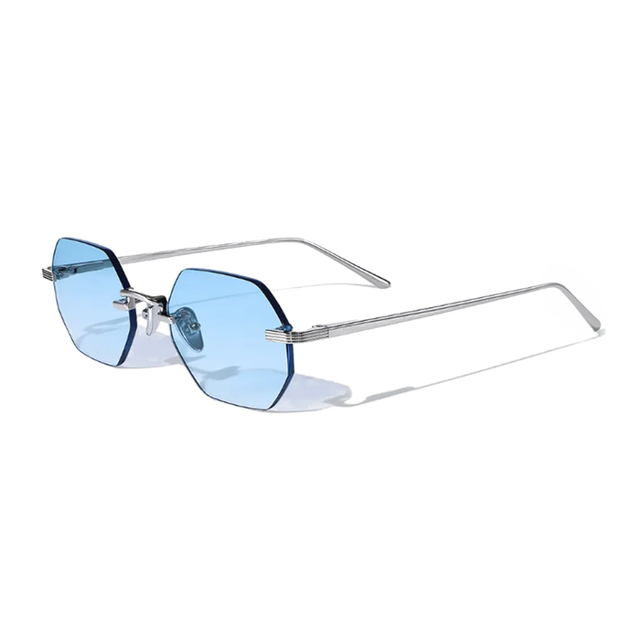 COSSINO Martin Hexagon Frameless Sunglasses