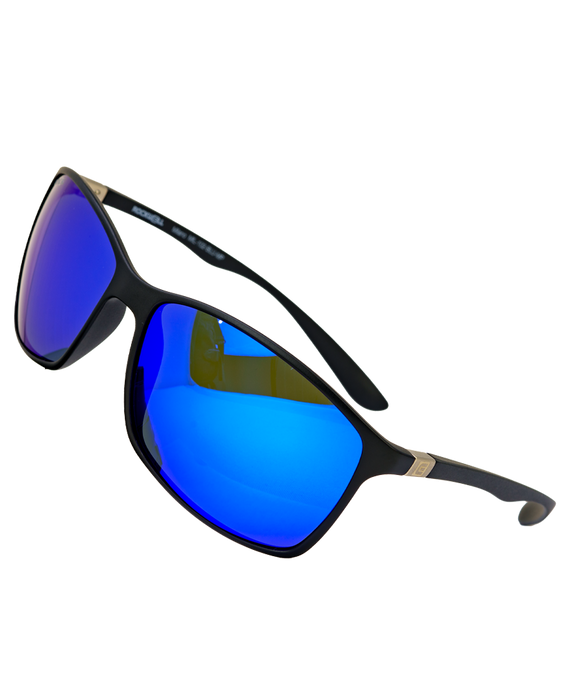 Milano (Black/Blue Mirror Polarized Lens)