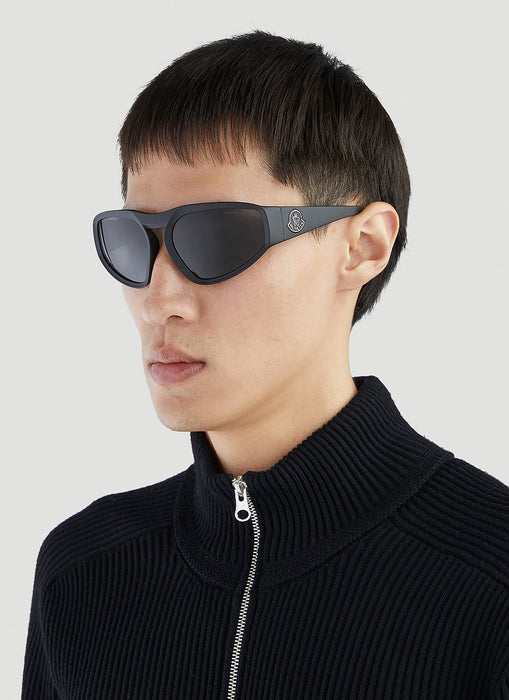 Moncler Men Pentagra Geometric Sunglasses
