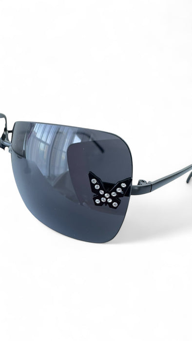 NIKOZA Papillon Brown Sunglasses - Product image