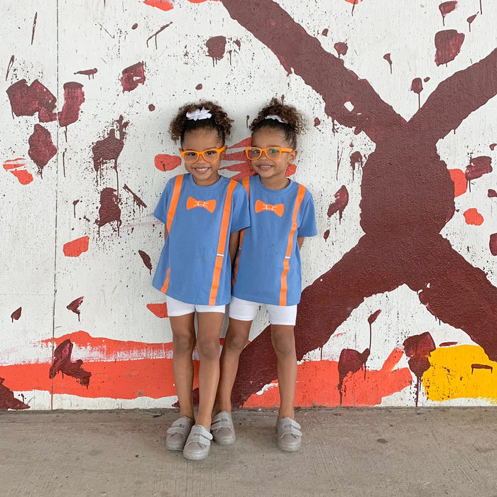 image of sunglasses model RO-SHAM-BO RO-SHAM-BO Sunglasses Blippi Screen Time Specs | Junior