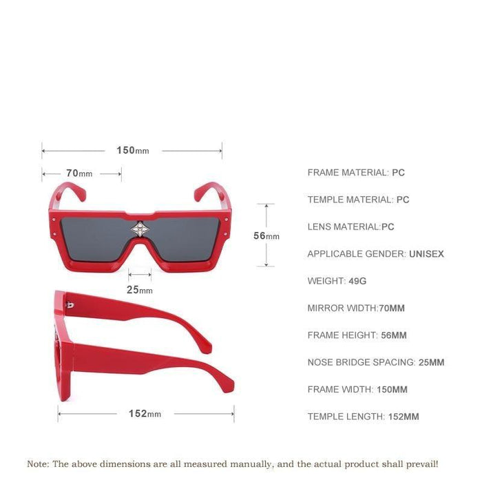 BARCUR Oversized Sunglasses