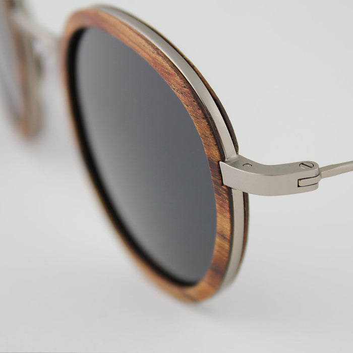 Pasco - Featherlight Titanium & Wood Sunglasses