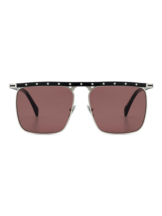 SAINT OWEN Sunglasses PHOENIX Black | Plum | Silver Studs