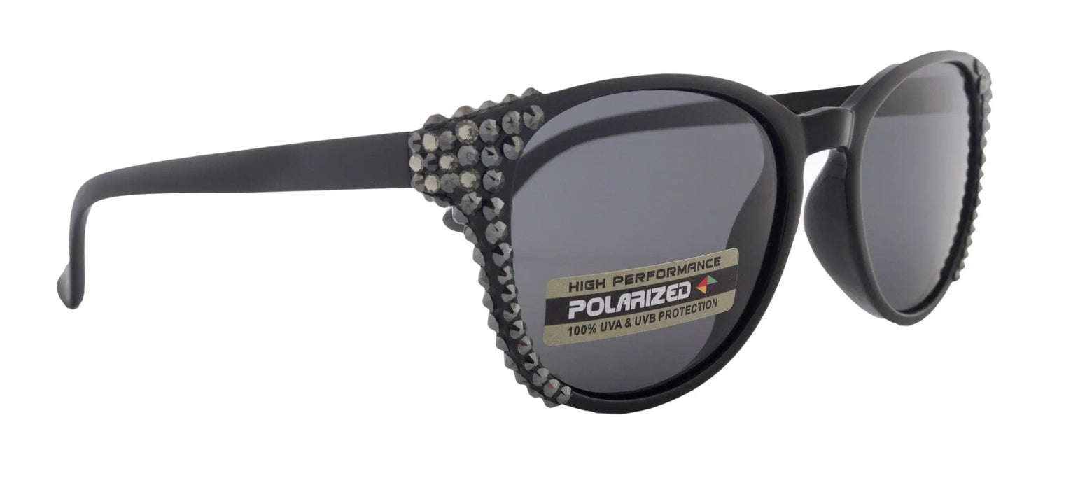 Polarized Premium Fashion  sunglasses with Genuine European Crystals