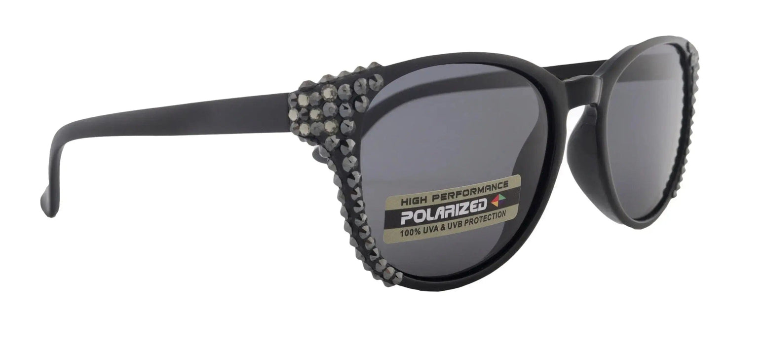 Polarized Premium Fashion  sunglasses with Genuine European Crystals