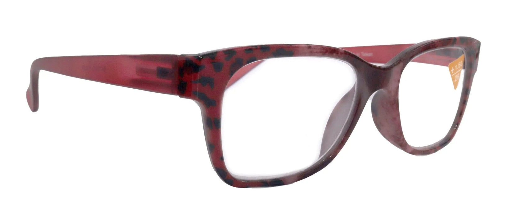 Premium Reading Glasses High End Reading Glass +1.25 to +4 magnifying glasses, Square. optical Frames