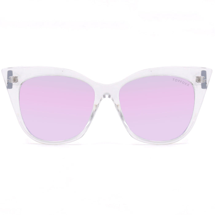 TOPFOXX Sunglasses Sustainable Venice - Clear Purple