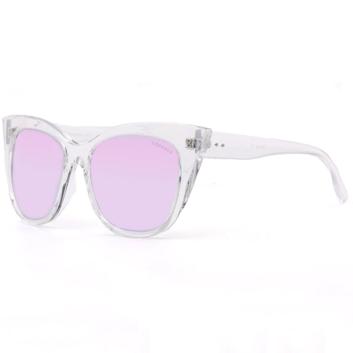 TOPFOXX Sunglasses Sustainable Venice - Clear Purple