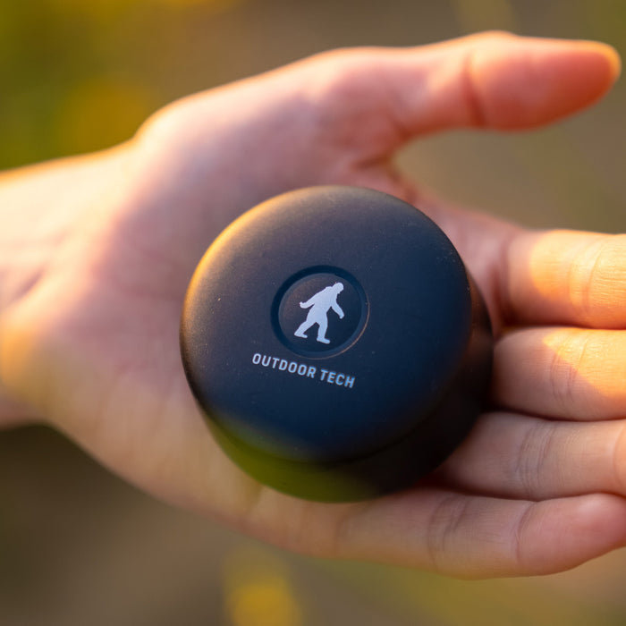 image of sunglasses model Outdoor Tech Ravens Wireless Earbuds