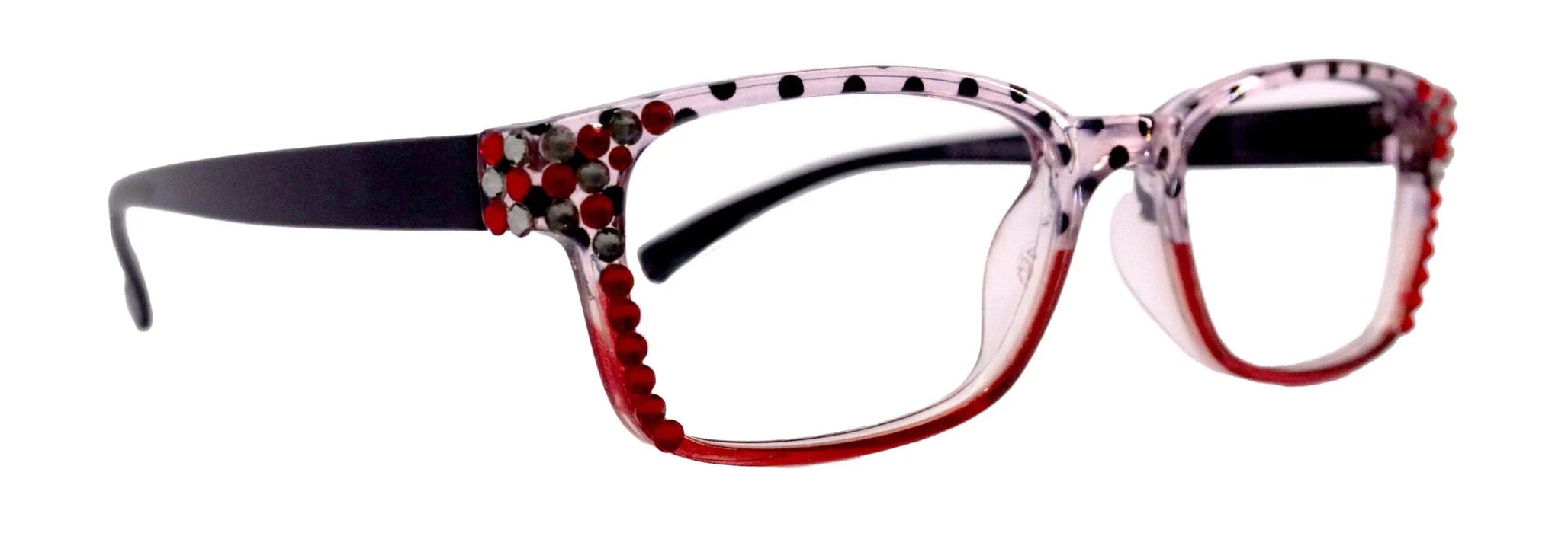 Reading Glasses Women W Genuine European Crystals Square  NY Fifth Avenue
