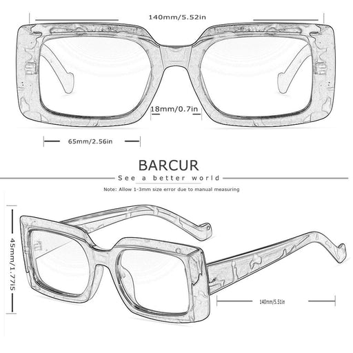 BARCUR Retro Vintage Elegant BARCUR Polarized Design Sunglasses Men Polarized - Product image