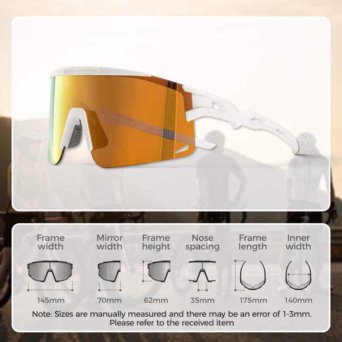 Half Frame Polarized Sports Sunglasses - SP337