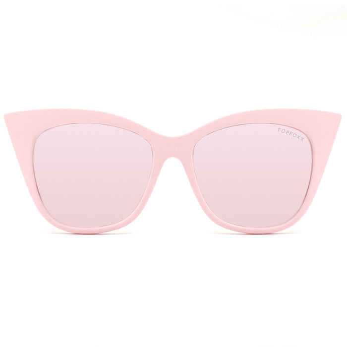 TOPFOXX Sunglasses Venice Cateye - Pink - Rose Gold
