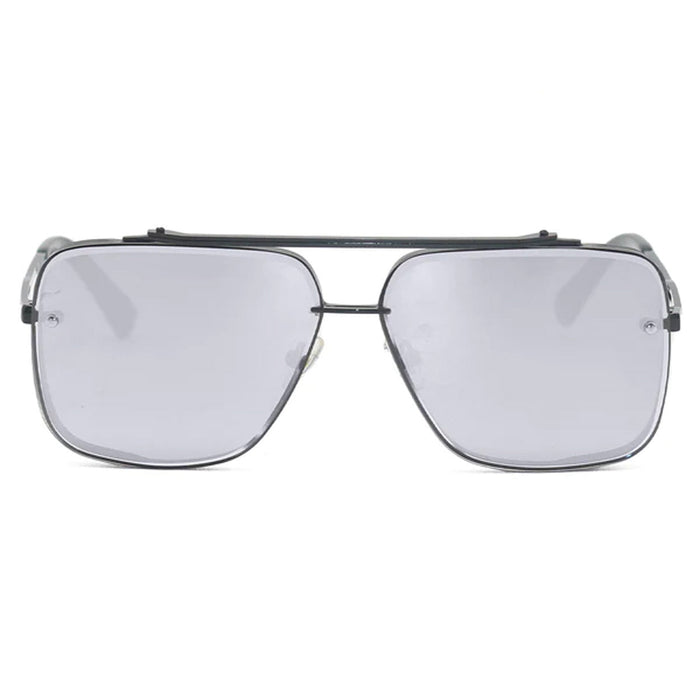 TOPFOXX Sunglasses Bella -  Chrome Black Oversized Squared Aviators