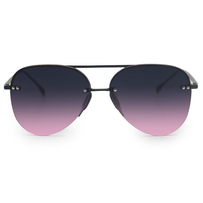 TOPFOXX Sunglasses Smaller Megan 2 Faded Purple Pink - Tangle Free Aviator Sunglasses