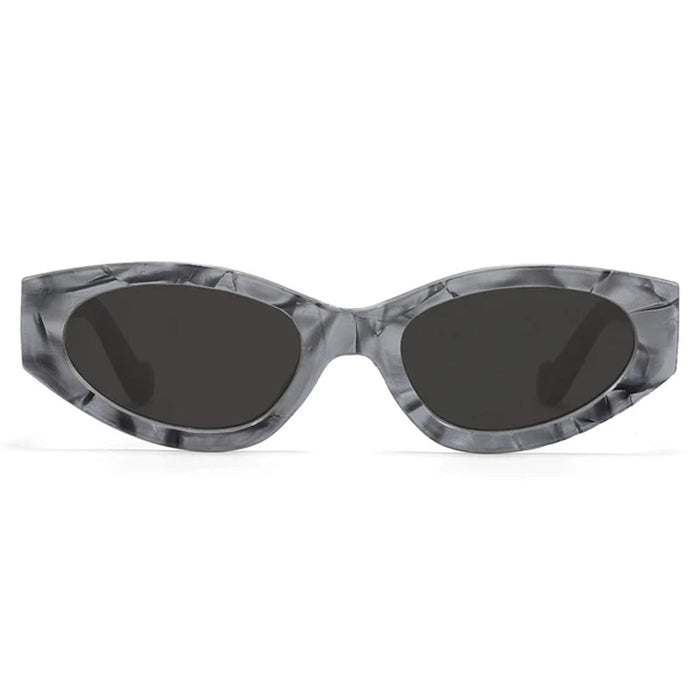 TOPFOXX Sunglasses Kat x Money Moves - Grey Cateye Sunglasses