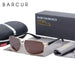 BARCUR Vintage Retro Men BARCUR Design Sunglasses for Men Driving Black - Product image