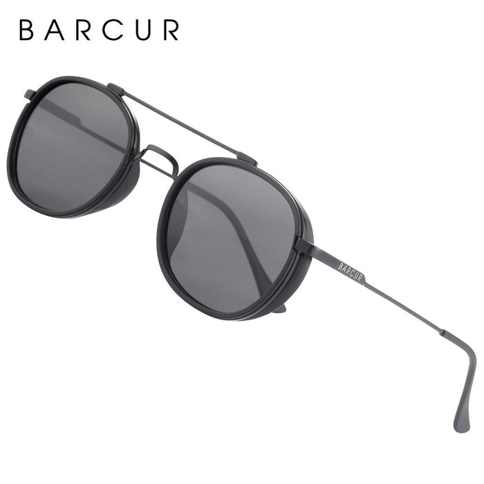 BARCUR Vintage Round Retro BARCUR Design Round Sunglasses for Men Women - Product image