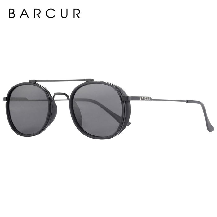 BARCUR Vintage Round Retro BARCUR Design Round Sunglasses for Men Women - Product image