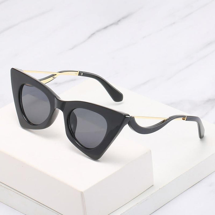 BARCUR Vintage Square Cat Eye Sunglasses Women Retro - Product image