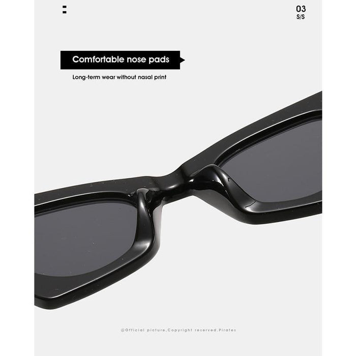 BARCUR Vintage Square Cat Eye Sunglasses Women Retro - Product image