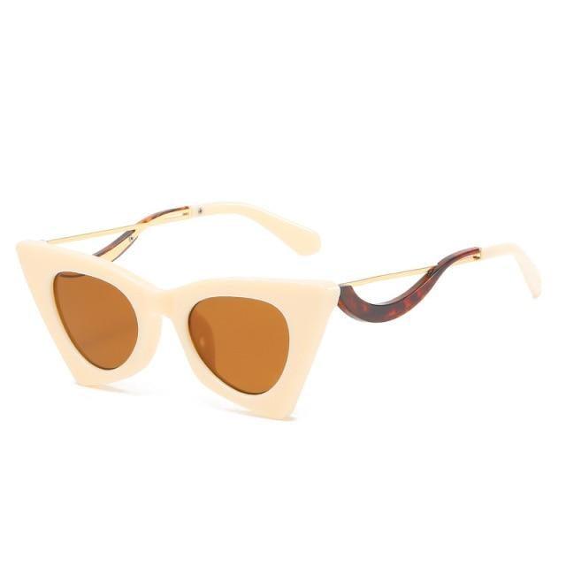 BARCUR Vintage Square Cat Eye Sunglasses Women Retro - Product image