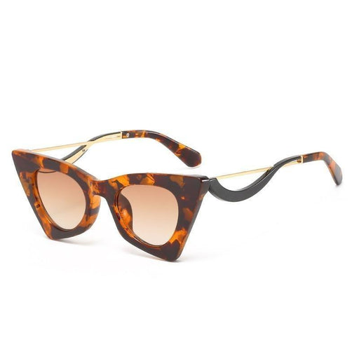BARCUR Vintage Square Cat Eye Sunglasses Women Retro - Product image